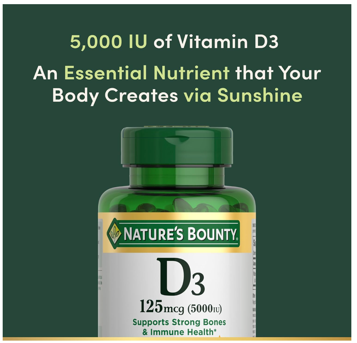 Natures Bounty vitamin D3
